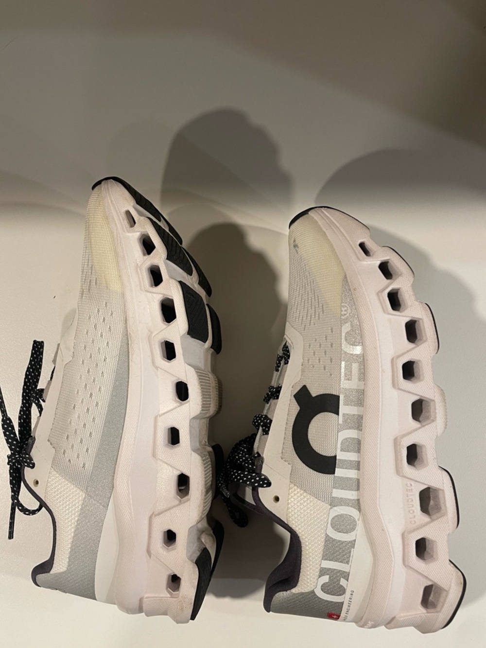 on Cloudmonster shoes, Women’s 7